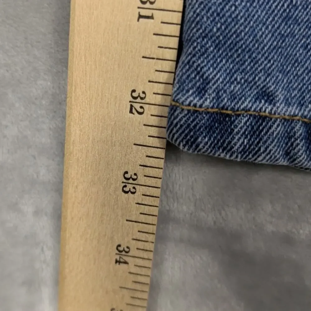Rivet Supply Co Jeans Mens 34 x34 (32.5) Blue Straight Leg Work Normcore Classic